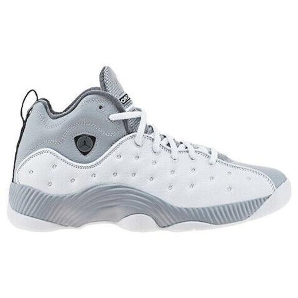 Nike Air Jordan Jumpman Team 2 in‎ White Grey Men's Size 10.5 - Picture 1 of 10